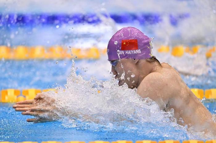 覃海洋双冠加冕 中国男子蛙泳首夺世锦赛金牌